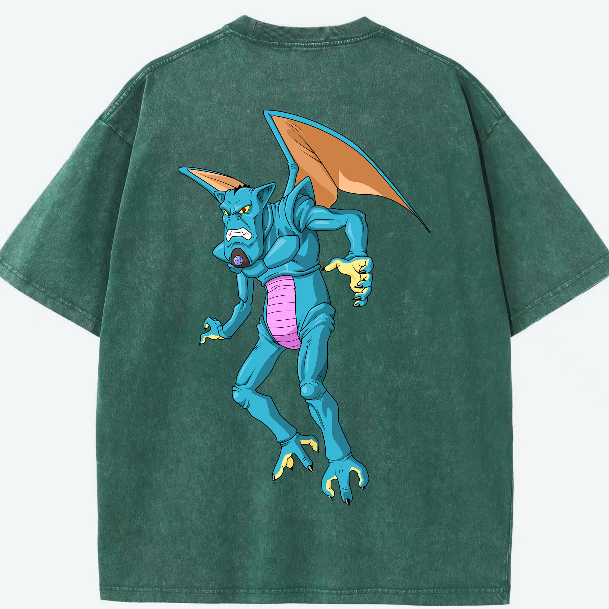 （画像用） ドラゴンボール DRAGON BALL 綿100% ヴィンテージ風 半袖Tシャツ（背面プリント）